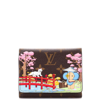 Louis Vuitton Victorine Wallet Limited Edition Vivienne Xmas Monogram Canvas