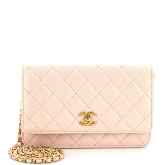 Chanel Pearl Crush Wallet on Chain Quilted Lambskin