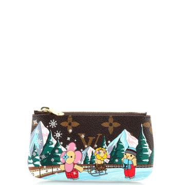 Louis Vuitton Key Pouch Limited Edition Vivienne Xmas Monogram Canvas