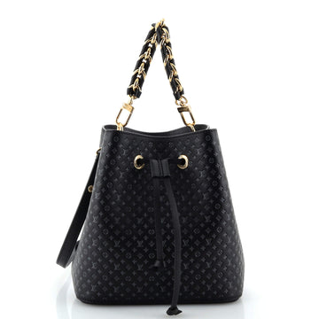 Louis Vuitton NeoNoe Handbag Nano Monogram Leather BB