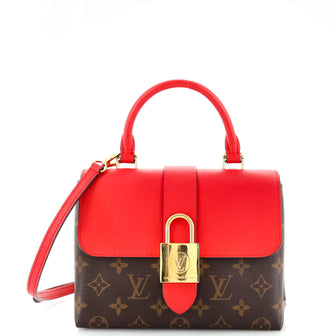 Louis Vuitton Locky Handbag Monogram Canvas with Leather BB