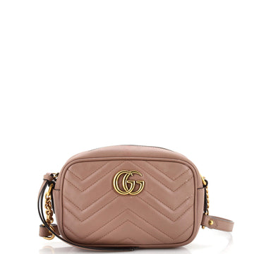 Gucci GG Marmont Shoulder Bag Matelasse Leather Mini