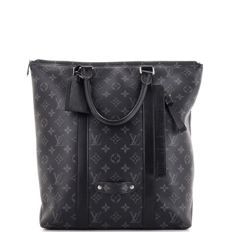 Louis Vuitton Tote Backpack Monogram Eclipse Canvas