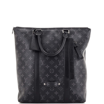 Louis Vuitton Tote Backpack Monogram Eclipse Canvas