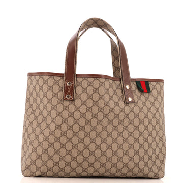 Gucci Web Loop Tote GG Coated Canvas Medium
