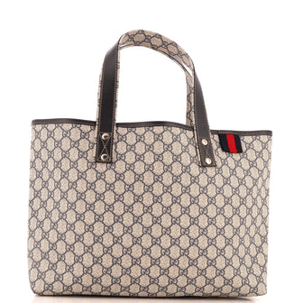 Gucci Web Loop Tote GG Coated Canvas Medium