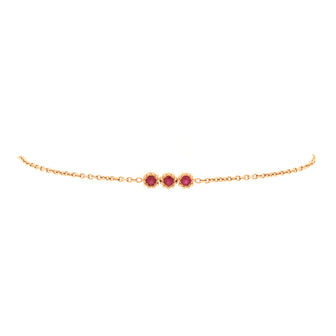 Christian Dior Mimirose Bracelet 18K Rose Gold with Rubies