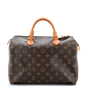 Louis Vuitton Speedy Handbag Monogram Canvas 30