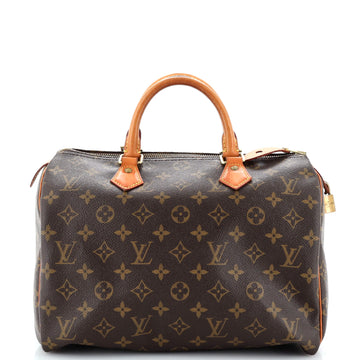 Louis Vuitton Speedy Handbag Monogram Canvas 30