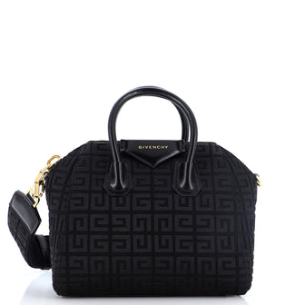 Givenchy Antigona Bag 4G Embroidered Canvas Mini