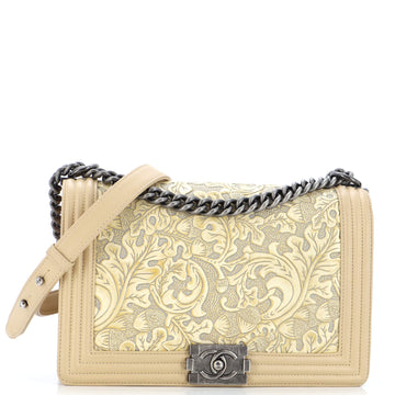 Chanel Cordoba Boy Flap Bag Leather Old Medium