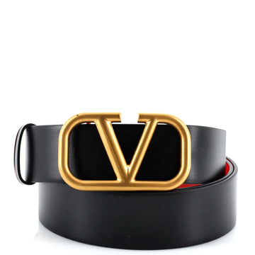 Valentino Garavani VLogo Reversible Belt Leather Wide