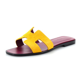 Hermes Women's Oran Sandals Suede