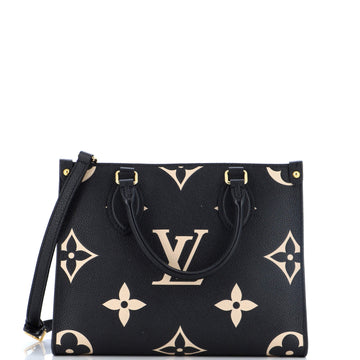 Louis Vuitton OnTheGo Tote Bicolor Monogram Empreinte Giant PM