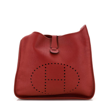 Hermes Evelyne Bag Gen III Buffalo Skipper TGM