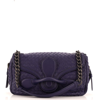 Bottega Veneta Rialto Shoulder Bag Intrecciato Nappa Medium