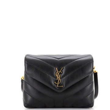 Saint Laurent Loulou Shoulder Bag Matelasse Chevron Leather Toy