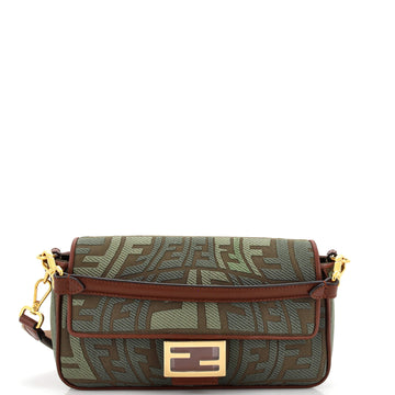 Fendi Baguette NM Bag Fish-Eye FF Embroidered Canvas Medium