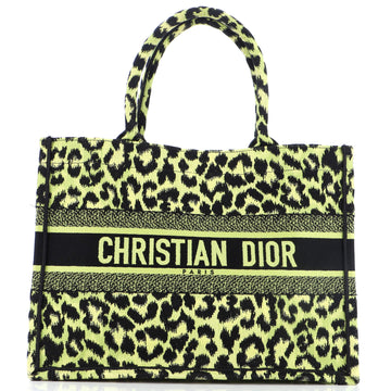Christian Dior Book Tote Mizza Embroidered Canvas Medium