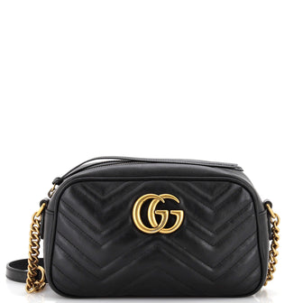 Gucci GG Marmont Shoulder Bag Matelasse Leather Small
