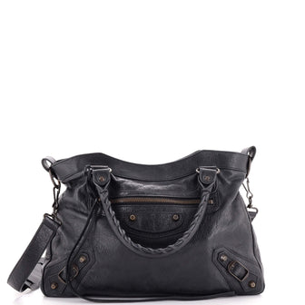 Balenciaga First Classic Studs Bag Leather