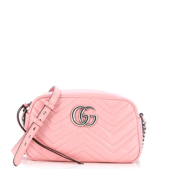 Gucci GG Marmont Shoulder Bag Diagonal Quilted Leather Small