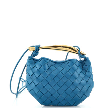Bottega Veneta Sardine Top Handle Bag Intrecciato Nappa Mini