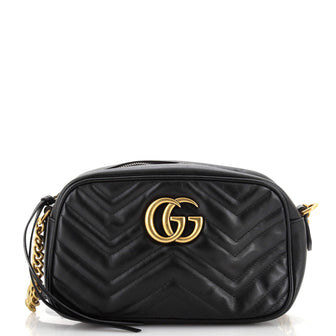 Gucci GG Marmont Shoulder Bag Matelasse Leather Small