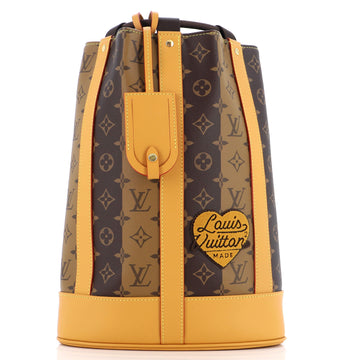 Louis Vuitton Nigo Randonnee Backpack Limited Edition Stripes Monogram Canvas