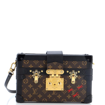 Louis Vuitton Petite Malle Handbag Monogram Canvas