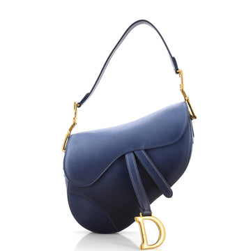 Christian Dior Saddle Handbag Gradient Leather Medium