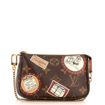 Louis Vuitton Pochette Accessoires Limited Edition Monogram Canvas Mini