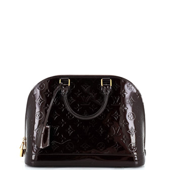Louis Vuitton Alma Handbag Monogram Vernis PM