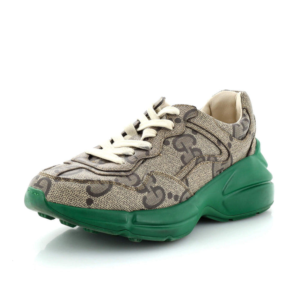 Gucci Rhyton Sneakers Jumbo GG Coated Canvas 264814