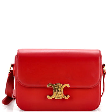Celine Triomphe Shoulder Bag Smooth Calfskin Medium