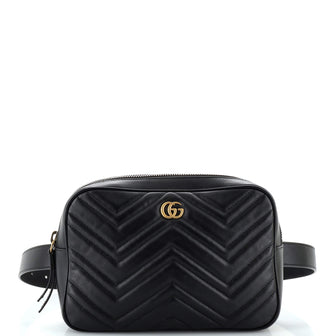 Gucci GG Marmont Square Belt Bag Matelasse Leather