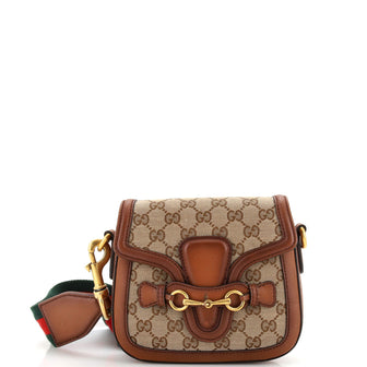 Gucci Lady Web Shoulder Bag GG Canvas Small