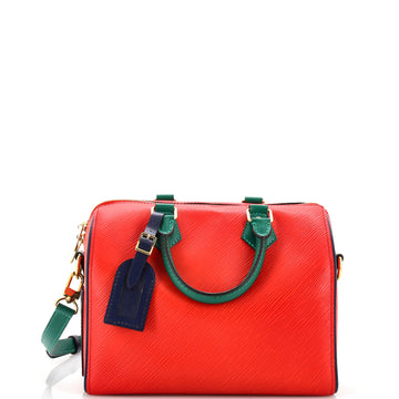 Louis Vuitton Speedy Bandouliere Bag Epi Leather 25
