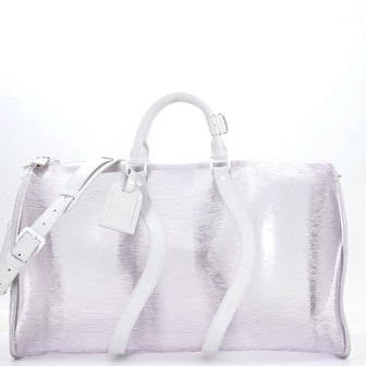 Louis Vuitton Keepall Bandouliere Bag Limited Edition Epi Plage PVC 50