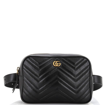 Gucci GG Marmont Square Belt Bag Matelasse Leather