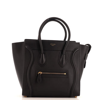 Celine Luggage Bag Smooth Leather Micro