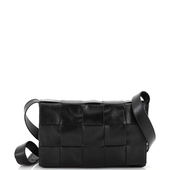 Bottega Veneta Cassette Crossbody Bag Stretch Maxi Intrecciato Leather