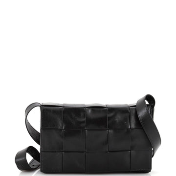 Bottega Veneta Cassette Crossbody Bag Stretch Maxi Intrecciato Leather