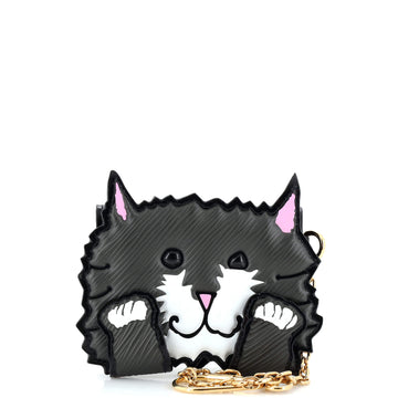 Louis Vuitton Cat Card Case Limited Edition Grace Coddington Epi Leather and Catogram Canvas
