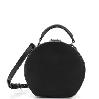 Saint Laurent Mica Hatbox Bag Leather Small