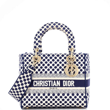 Christian Dior DiorAmour Lady D-Lite Bag Printed Canvas Medium