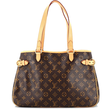 Louis Vuitton Batignolles Handbag Monogram Canvas Horizontal