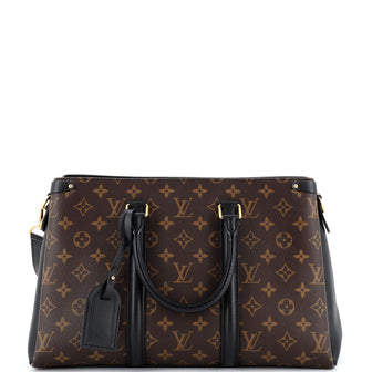 Louis Vuitton Soufflot Tote Monogram Canvas with Leather MM