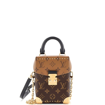 Louis Vuitton Camera Box NM Handbag Studded Reverse Monogram Canvas