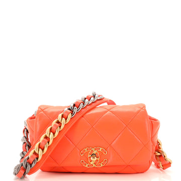 Chanel 19 Belt Bag Quilted Leather